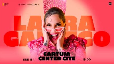Cartel del concierto Laura Gallego en el Cartuja Center de Sevilla 2026