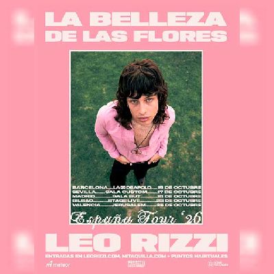 Cartel de la gira Tour España 26 de Leo Rizzi