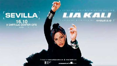 Cartel de Lia Kali en el Cartuja Center de Sevilla 2026