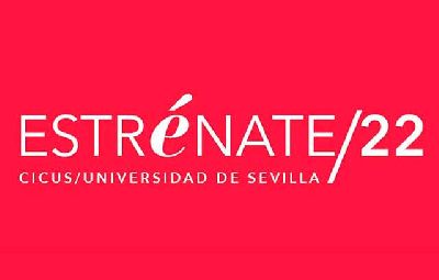 Logotipo del ciclo Estrénate 2022 del Centro de Iniciativas Culturales de la Universidad de Sevilla (CICUS)