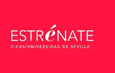 Logotipo del ciclo Estrénate del Centro de Iniciativas Culturales de la Universidad de Sevilla (CICUS)