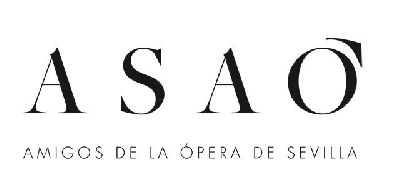 Logotipo de la Asociación Sevillana de Amigos de la Ópera (ASAO)