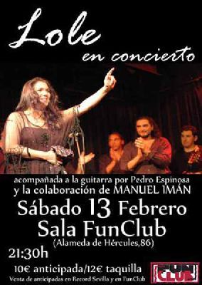 Concierto: Lole Montoya en FunClub Sevilla