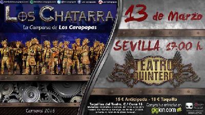 Carnaval: Los Chatarra en el Teatro Quintero de Sevilla (marzo 2016)