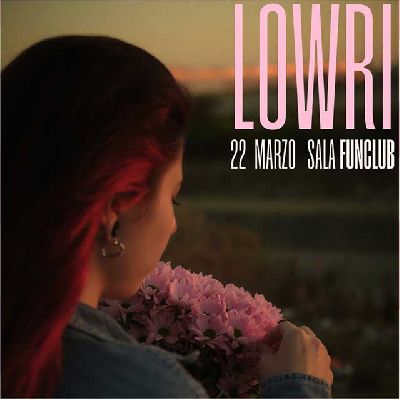 Cartel del concierto de Lowri en FunClub Sevilla 2024