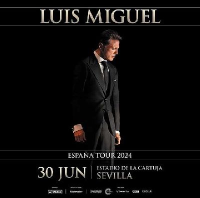 Cartel del concierto de Luis Miguel en Sevilla 2024