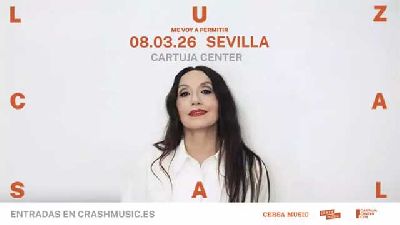 Cartel del concierto de Luz Casal en el Cartuja Center de Sevilla 2026