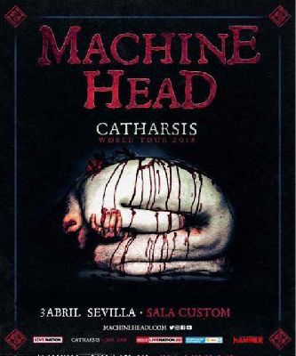 Concierto: Machine Head en Custom Sevilla 2018