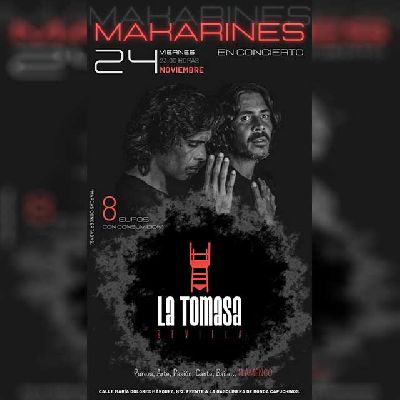 Cartel del concierto de Makarines en la sala La Tomasa de Sevilla 2023