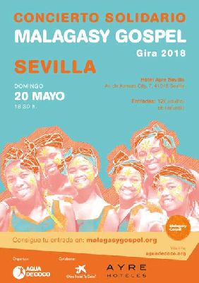 Concierto solidario de Malagasy Gospel en Sevilla 2018
