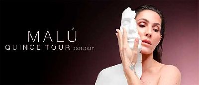 Cartel de la gira Quince Tour 2026/2027 de Malú