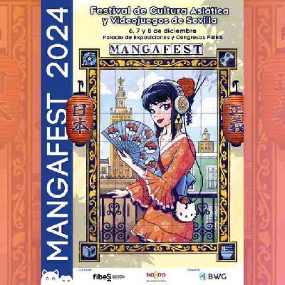 Cartel del festival Mangafest 2024 en Sevilla