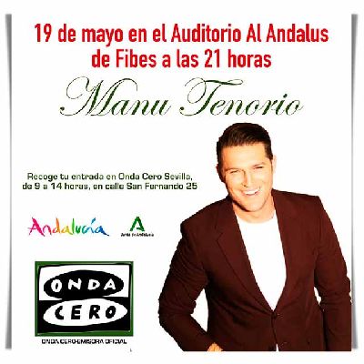 Cartel del concierto de Manu Tenorio en Fibes Sevilla 2022