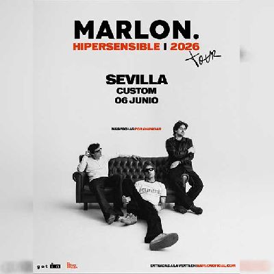 Cartel del concierto de Marlon en Custom Sevilla 2026