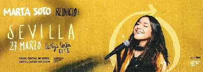 Cartel del concierto Marta Soto en el Cartuja Center de Sevilla 2026