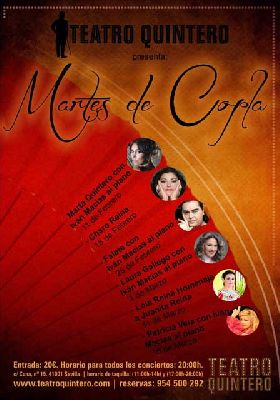 Conciertos: Martes de Copla en el Teatro Quintero de Sevilla