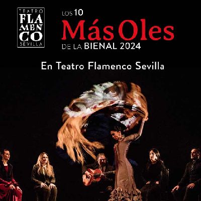 Cartel del ciclo Más oles 2024 en el Teatro Flamenco Sevilla 2024