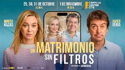 Cartel de Matrimonio sin filtros en el Cartuja Center de Sevilla 2026