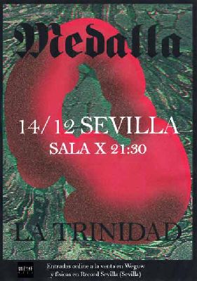 Cartel del concierto de Medalla y La Trinidad en la Sala X de Sevilla 2019