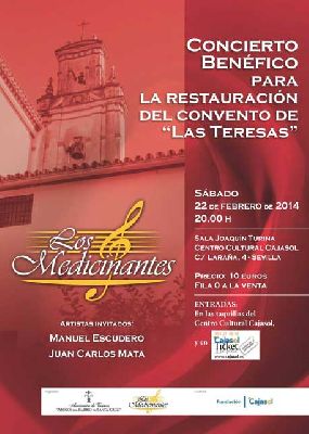 Concierto: Los Medicinantes pro restauración Las Teresas Sevilla