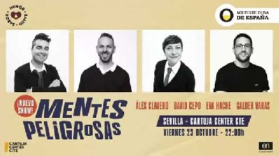 Cartel de Mentes peligrosas en el Cartuja Center de Sevilla 2026