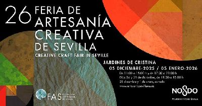 Cartel de la XXVI Mercado Navideño de Artesanía de Sevilla 2025 - 2026