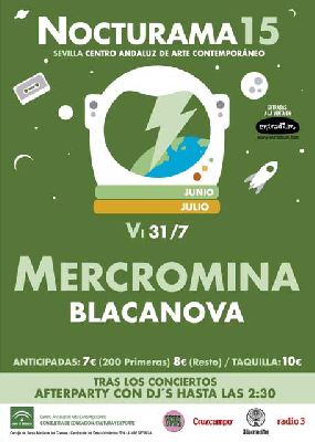 Concierto: Mercromina y Blacanova en Nocturama Sevilla 2015