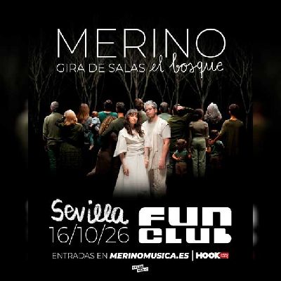 Cartel del concierto de Merino en FunClub Sevilla 2026