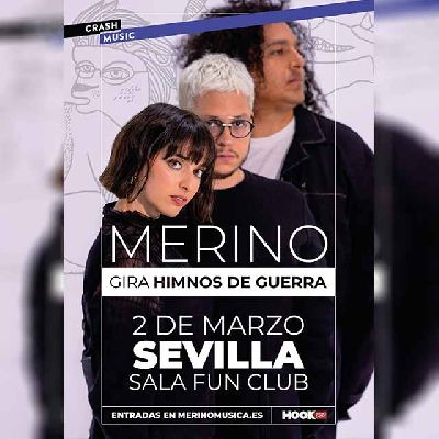 Cartel del concierto de Merino en FunClub Sevilla 2024