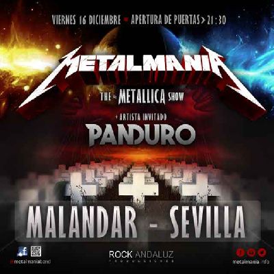 Concierto: Metalmanía y Panduro en Malandar Sevilla 2016