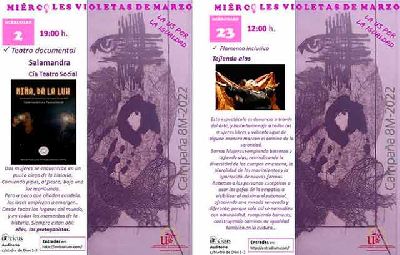 Cartel del ciclo Miércoles violetas del CICUS Sevilla 2022