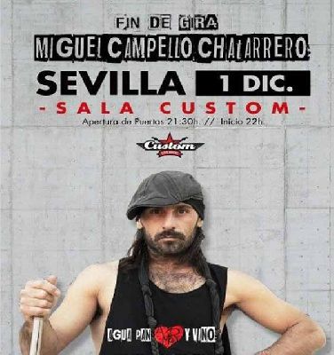 Concierto: Miguel Campello en Custom Sevilla 2018