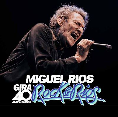 Cartel de la gira 40 aniversario de Rock & Ríos de Miguel Ríos