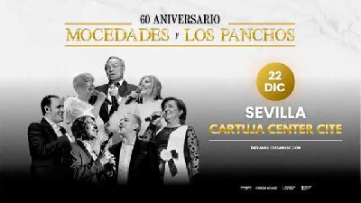 Cartel del concierto de Mocedades y Los Panchos en el Cartuja Center de Sevilla 2026