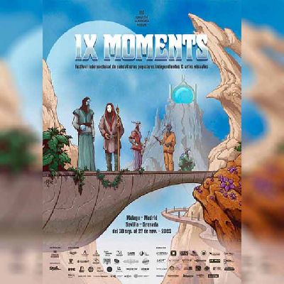 Cartel del IX Moments Festival de cultura independiente en Sevilla 2022
