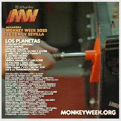 Cartel del Festival Monkey Week Sevilla 2023