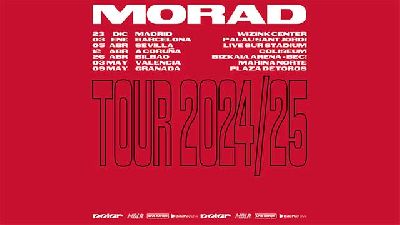 Cartel de la gira Tour 2024/25 de Morad