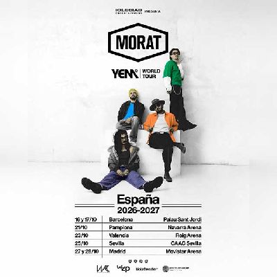 Cartel de la gira Ya es mañana 2026 de Morat
