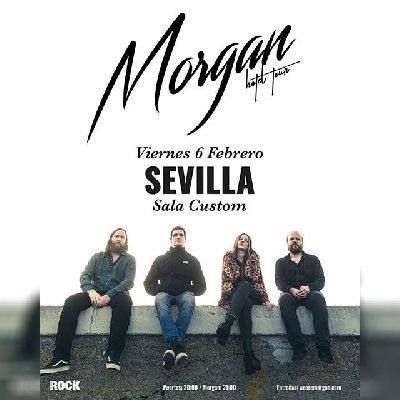 Cartel del concierto de Morgan en Custom Sevilla 2026