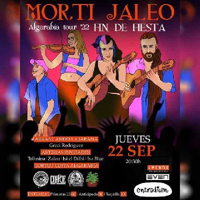 Cartel del concierto de Morti Jaleo en la Sala Even Sevilla 2022