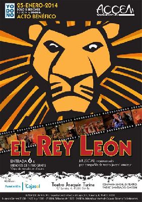 Musical: El Rey León en la Sala Joaquín Turina de Sevilla