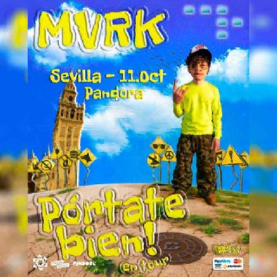 Cartel del concierto de Mvrk en Pandora Sevilla 2025