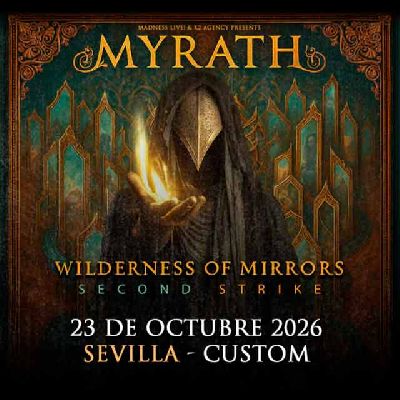Cartel del concierto de Myrath en Custom Sevilla 2026