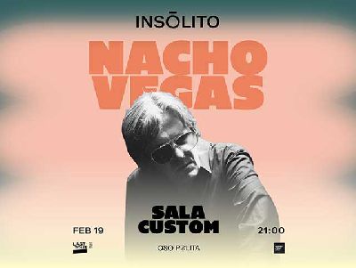 Cartel del concierto de Nacho Vegas en Custom Sevilla 2026