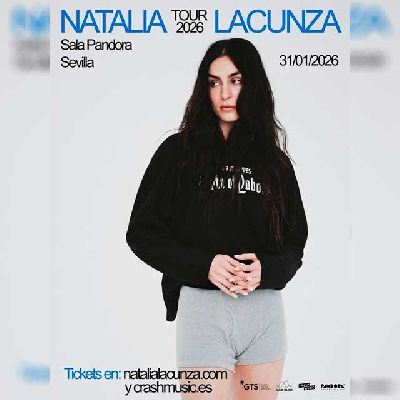 Cartel del concierto de Natalia Lacunza en Pandora Sevilla 2026