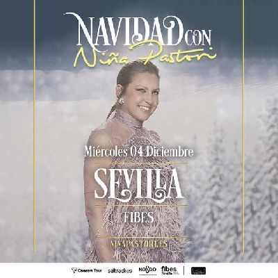 Cartel del concierto de Navidad con Niña Pastori en Fibes Sevilla 2024