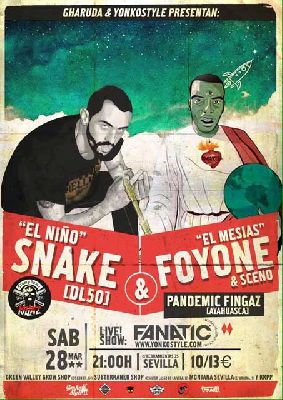 Concierto: Foyone y El Niño Snake en Fanatic Sevilla