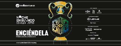 Cartel de la Noche en Blanco de Sevilla 2026 realizado por David Barco