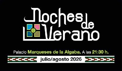 Cartel de las Noches de verano Palacio de los Marqueses de la Algaba Sevilla 2026