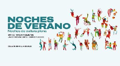 Cartel de las Noches de verano en CaixaForum Sevilla 2026
